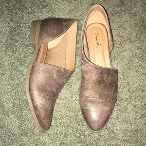 Qupid Tuxedo Womens Open Shank Oxford Flat